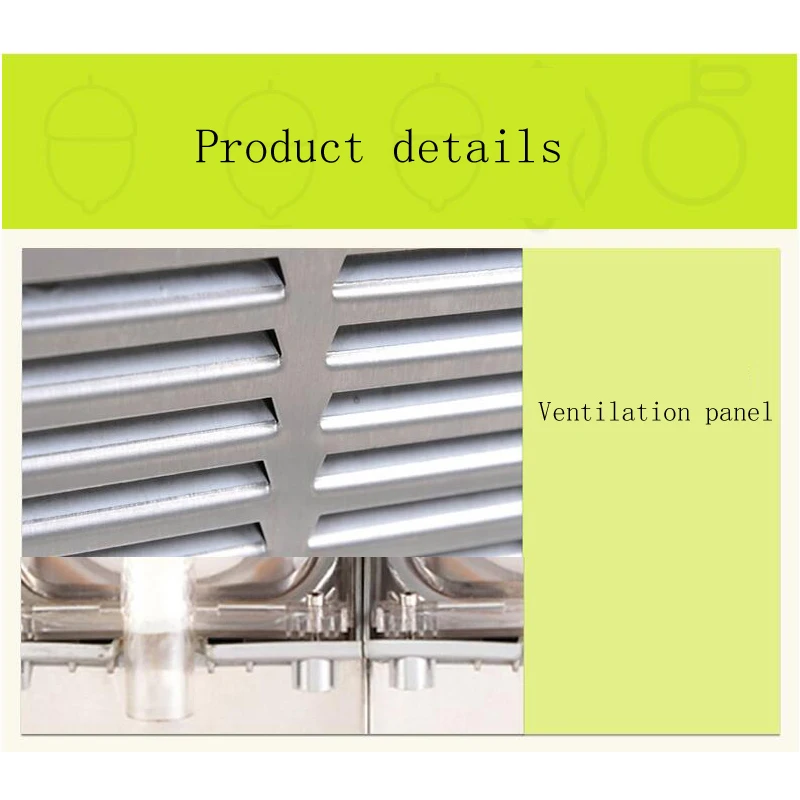 Сланцерез для льда с 3 резервуарами сланцевая машина 36Л аппарат приготовления