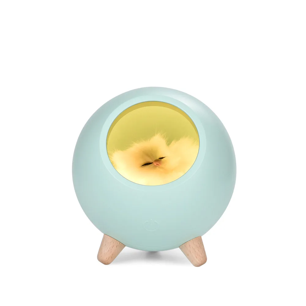 LED Cat Night Light USB Portable Rechargeable Bluetooth-compatible Desktop Speaker Room Decoration Holiday Atmosphere Lamp | Лампы и