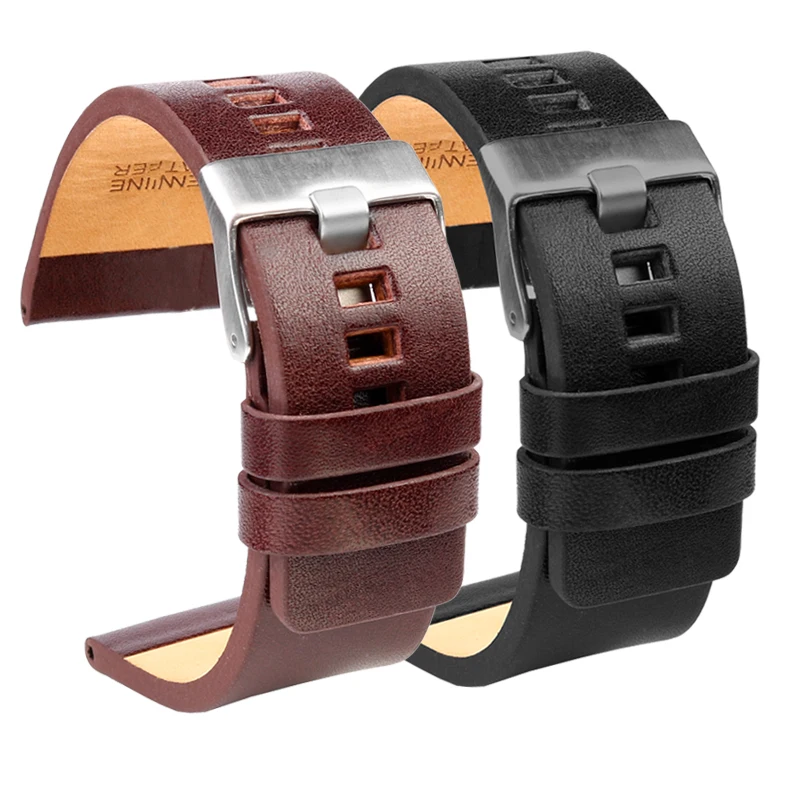 Ремешки для наручных часов из натуральной телячьей кожи Diesel DZ4344 4323 1657 мужские 26
