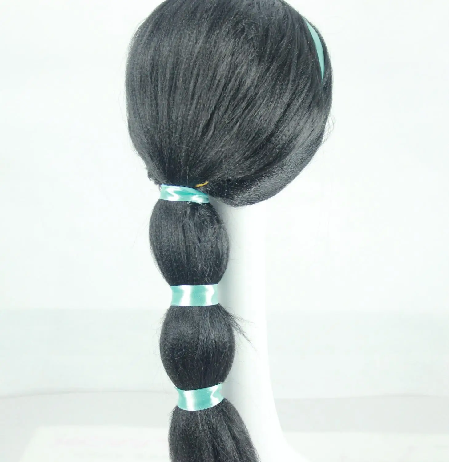 Жасмин парики дети девушка Аладдин и волшебная лампа Принцесса косплей парик