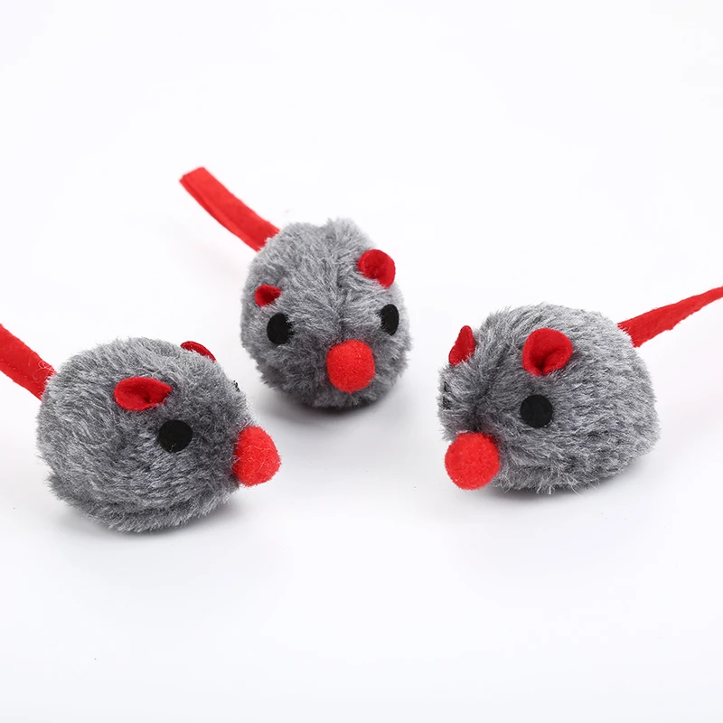 Игрушки для кошек игрушечная мышь из натурального меха мини забавная игрушка