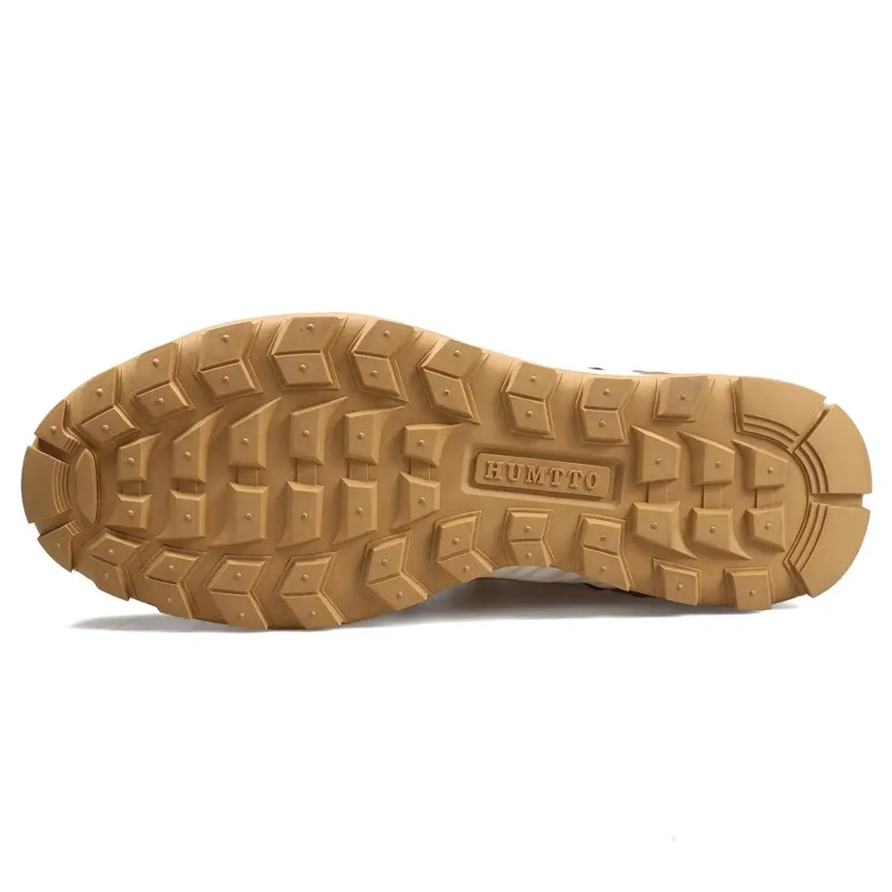 Высокие мужские кроссовки HUMTTO из натуральной кожи для активного отдыха и походов