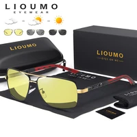 brand design fashion eyewear photochromic polarized sunglasses men day night vision safe driving glasses women chameleon uv400