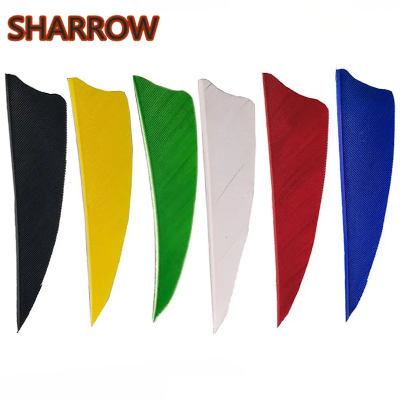 50 шт. 3 &quotстрелы для стрельбы из лука перышки турецкие флетчи щит крылья природы и