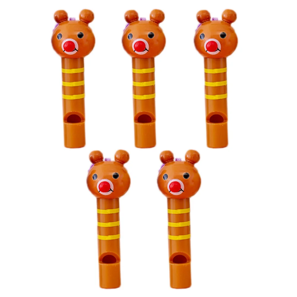 

5Pcs Funny Toys Portable Whistles Funny Whistle Toys (Random Color)