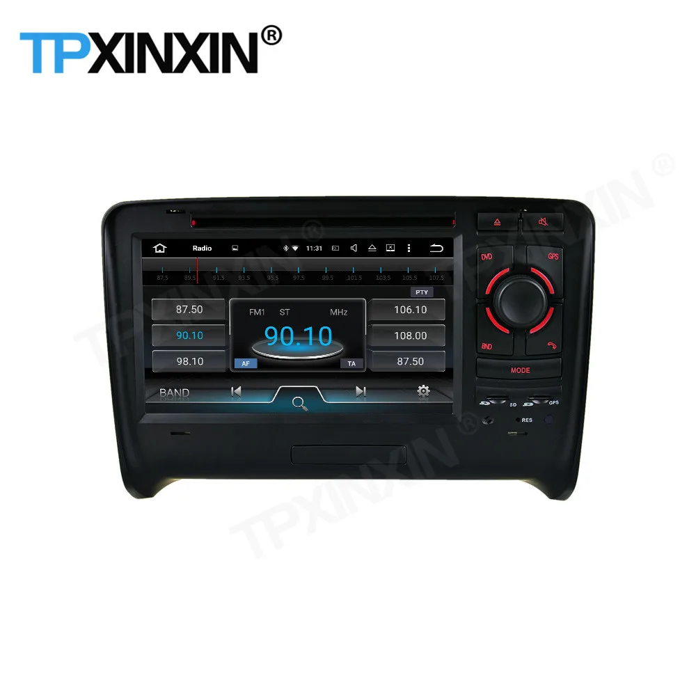 저렴한 Carplay-자동차 라디오 스테레오 무선 화면 안드로이드, 아우디 TT 2006 2007 2008 2009 2010 2011 GPS 플레이어 네비게이션 오디오 헤드 유닛