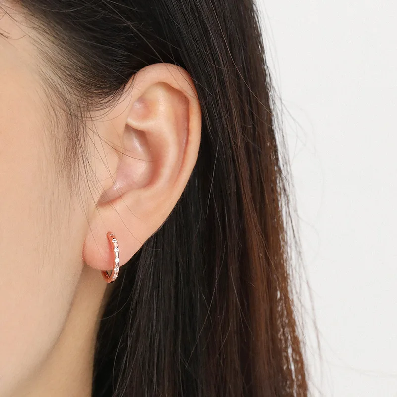 

Women's Earrings Set Trendy Style Rose Gold Silver Color Small Hoop Earrings for Women Earrings Fashion Jewelry Gift wholesale