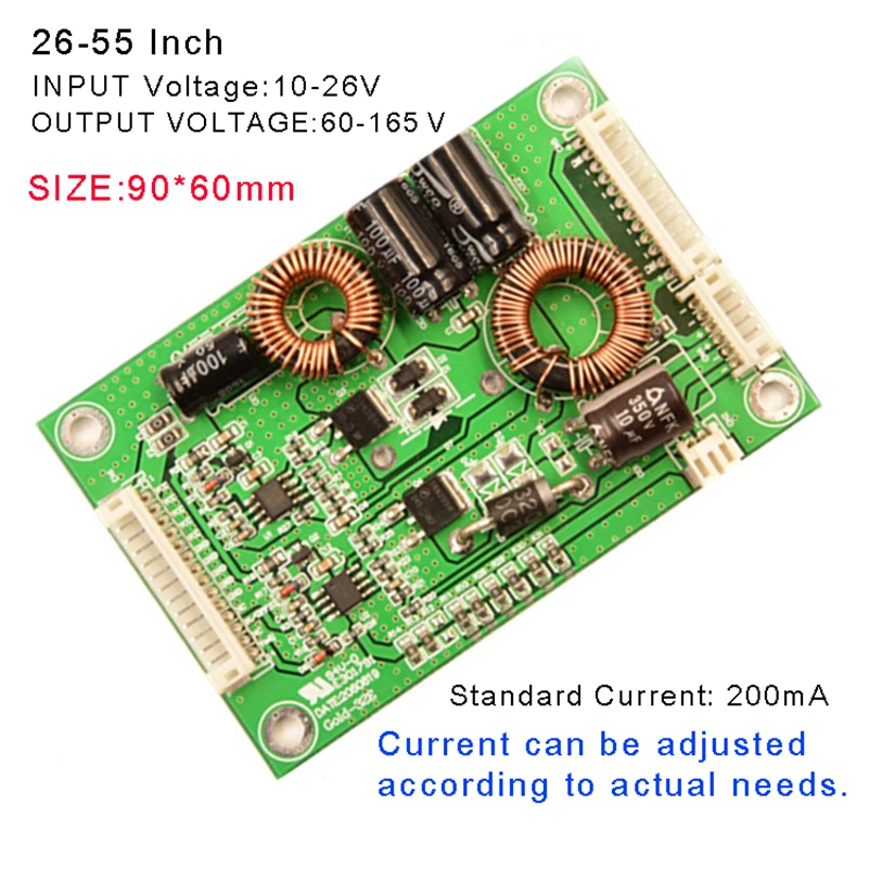 

TKDMR 10pcs Currency LCD TV 26-55 Inch Output 60-165V LED Backlight Board Constant Current Board Backlight Drive Board