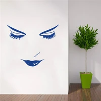 beautiful vinyl wall stickers for beauty salon hair salon decorative sticker mural wallpaper wall decals wall decor 3696