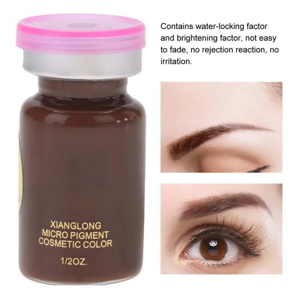 8ml/Bottle Eyebrow Lip Tattoo Plant Pigment Microblading Pigment Ink Makeup Tool Permanent Makeup Tattoos Ink Pigment For Lip