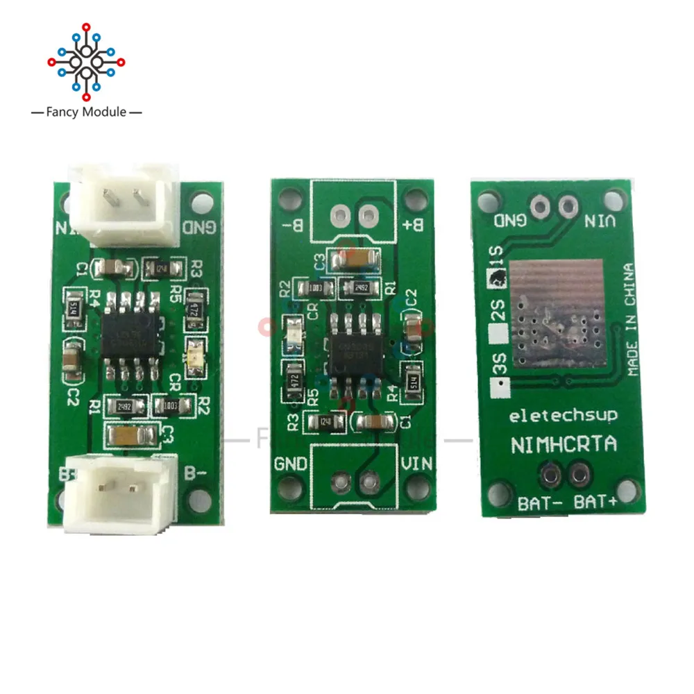 

1S 2S 3S CELL 1A NiMH Rechargeable Lithium Battery Smart Charger Module Charging Voltage 1.5V 3V 4.5V 5V Input 3.7V-6V 5V 4.2V