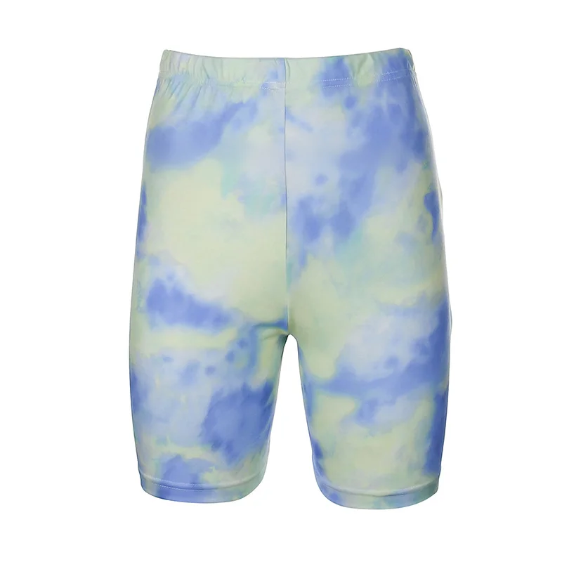 Футболка с принтом Artsu Tie Dye Длинные Стильные шорты пляжная одежда повседневная