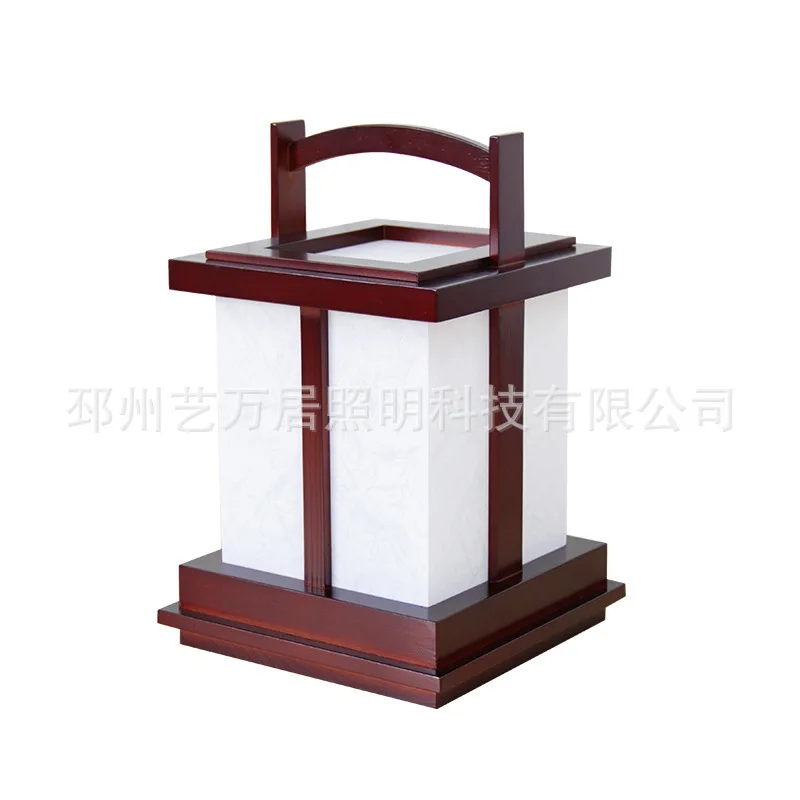 

classical solid wood decorative lamp to send the led light source a undertakes adjustable light color can be customized