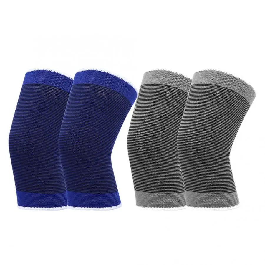 Унисекс хлопковые трикотажные эластичные теплые спортивные наколенники для