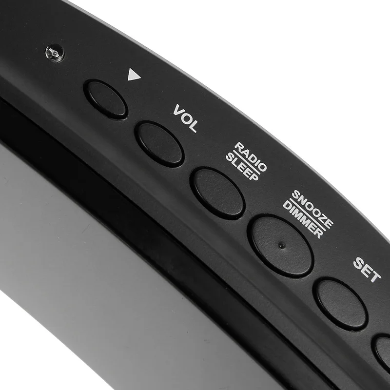 Проекционный цифровой будильник часы с функцией повтора и подсветкой проектор