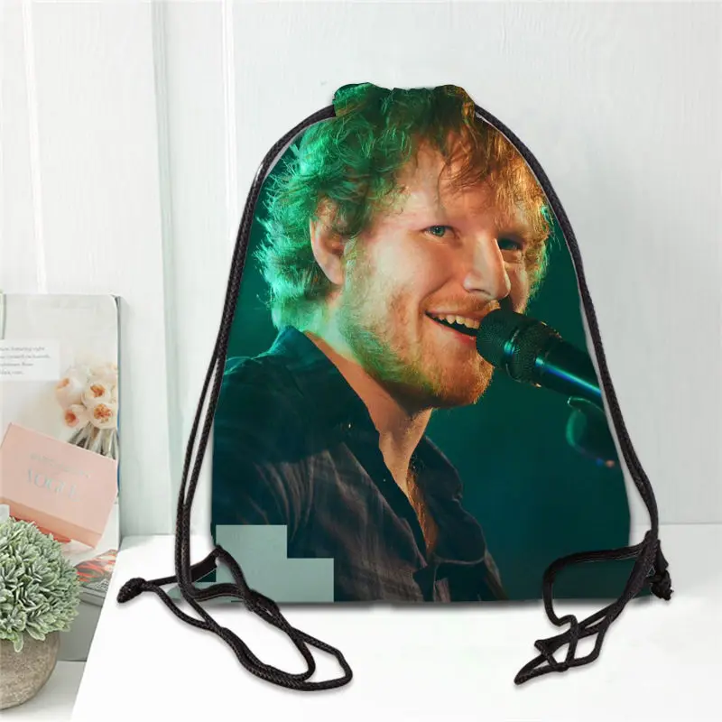 Горячая Ed Sheeran напечатанный рюкзак ранец атласные мягкие туфли сумки для школы пользовательские логотип сумки для женщин - Цвет: 12