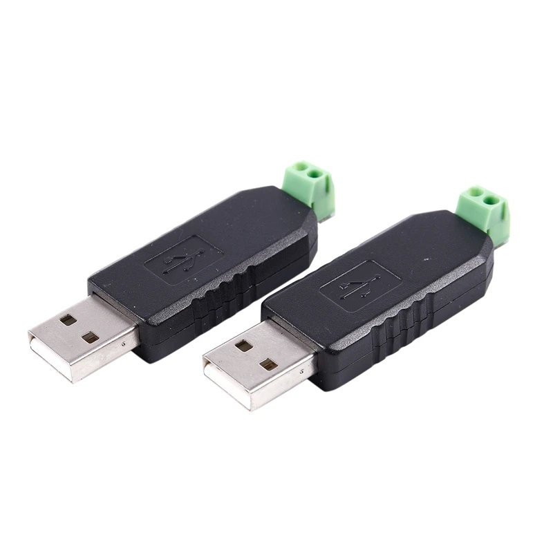 2х ПК USB к RS485 RS-485 интерфейс конвертер последовательный адаптер совместимый + PLC |