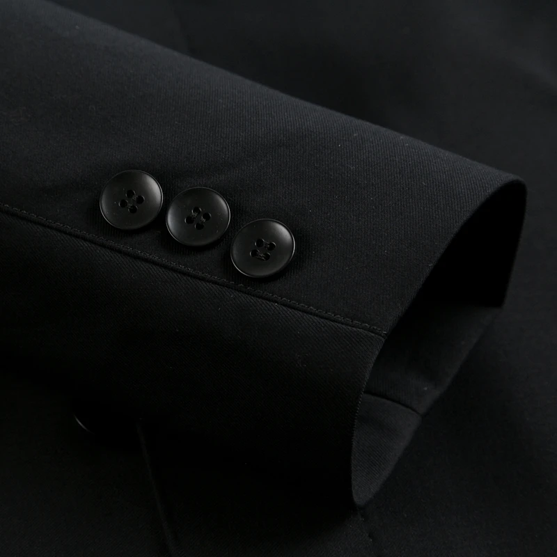 

new 8XL Plus Size Spring And Autumn High Quality New Men Jacket Business Casual Turn-down Collar Single Breasted Black Men Coats