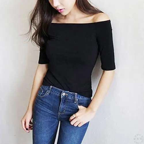 

T-shirt Women 2019 New Women White T Shirt summer green Cotton T shirt