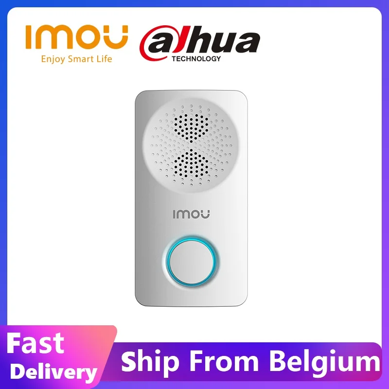 

Dahua imou Wireless Doorbell Smart Chime Alarm Doorbell Speaker For Home Security Electronic DoorBell Chime(Without Battery)