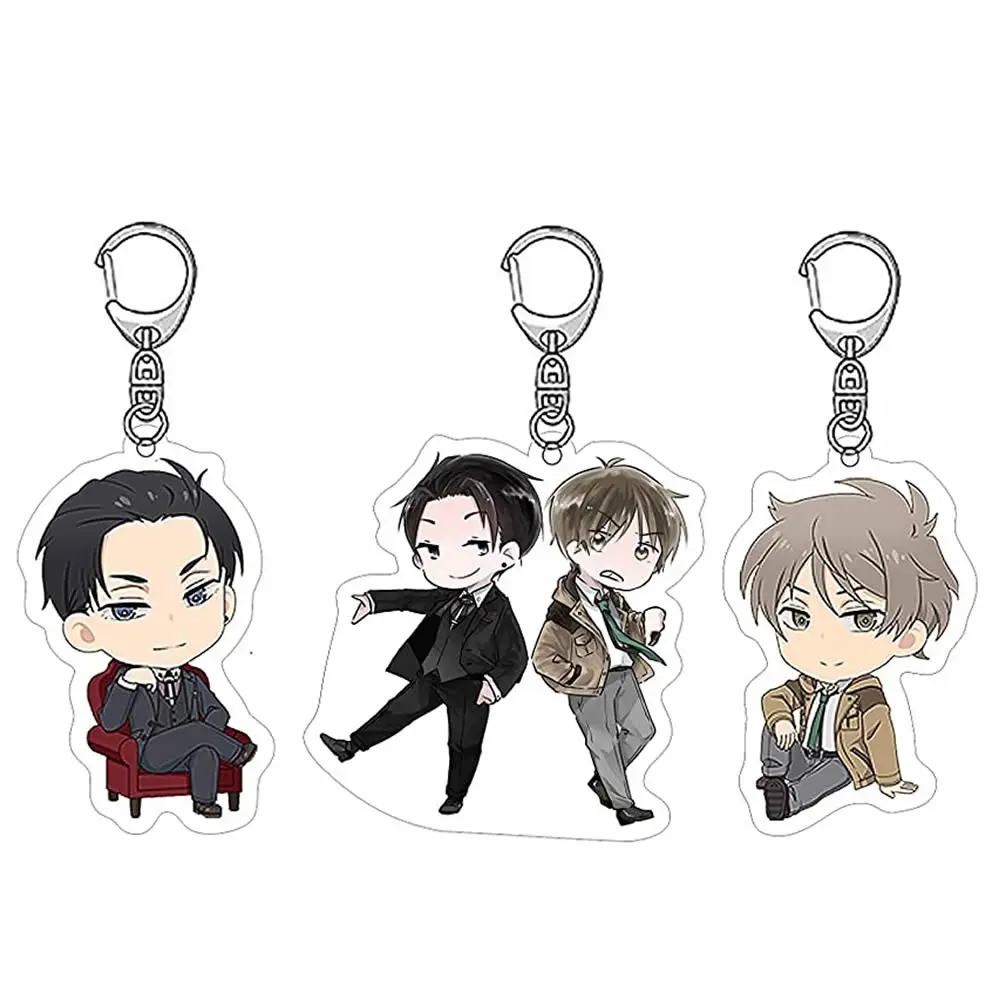 

CosNoble Balance UNLIMITED Keychain Anime Cosplay Acrylic Figure Keyring Bag Pendant Accessories