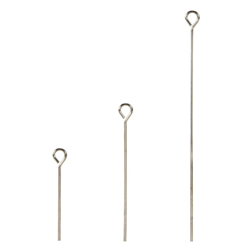 

100pcs Stainless Steel Heads Eye Flat Head Pin 20 30 50mm For Jewelry Making Findings Accessories Fishing Accessories Tools