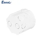 Esooli полигональный ЕС Европейский стандарт кассета универсальная распределительная коробка для монтажа в стену для настенного переключателя и розетки задняя коробка