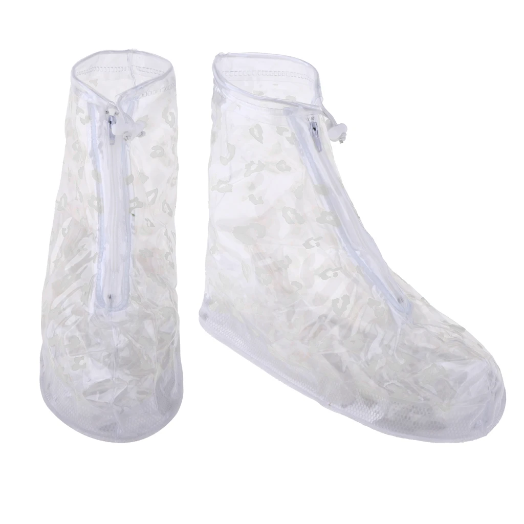 

1 Pair Reusable and Waterproof Shoe Covers Overshoes Galoshes