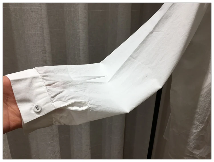 

Lamtrip Unique Lolita Embroidery Lacing Stitch Peter Pan Collar Long Sleeve Shirt Mori Girl Kawaii White Fairy Top