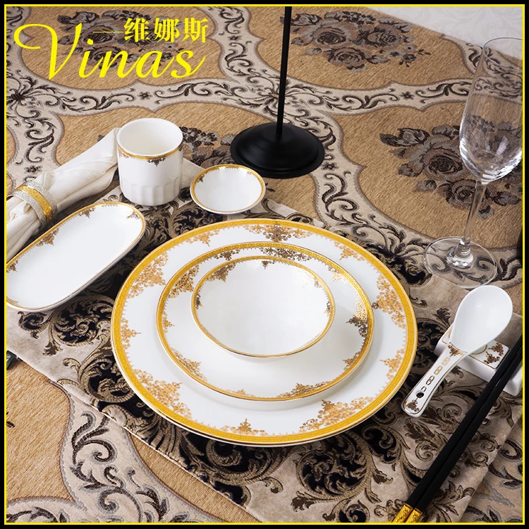 Роскошная Посуда в европейском стиле Пномпень керамическое обеденное блюдо