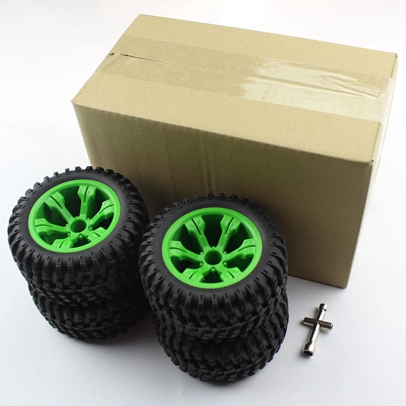 Wltoys 12428 детали 4 шт резиновая ступица колесный обод Расширенная шина обновленные