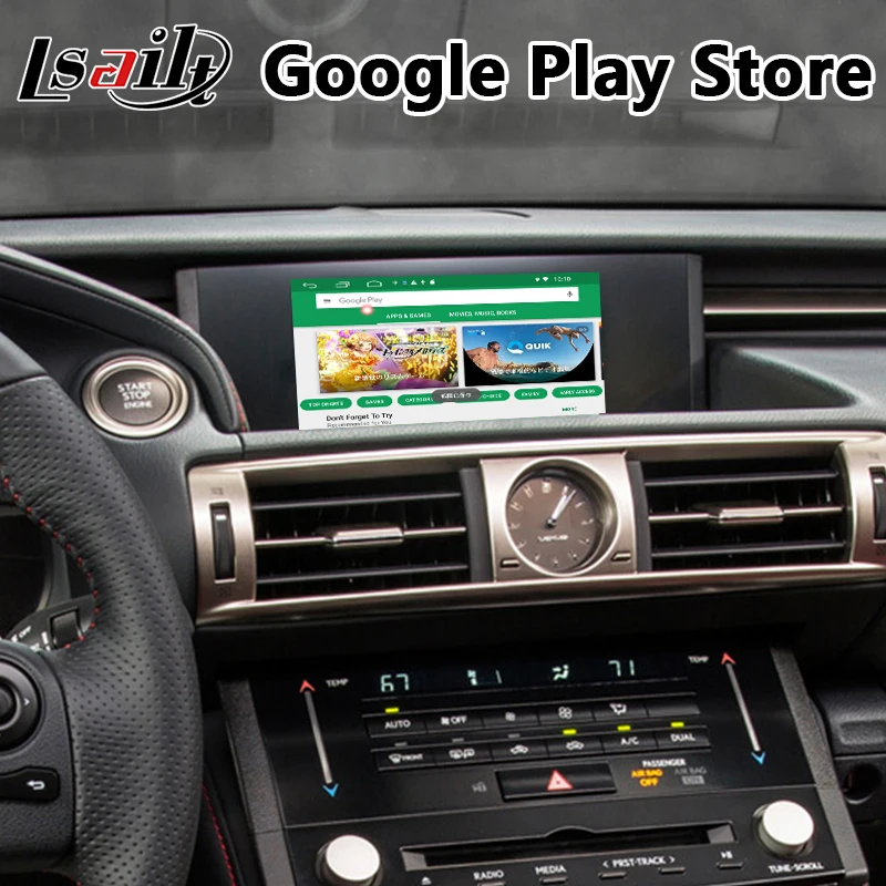 Lsailt Android 7,1 gps навигационный интерфейс для Lexus IS350 управление мышью, авто carplay box для 2013- год 350