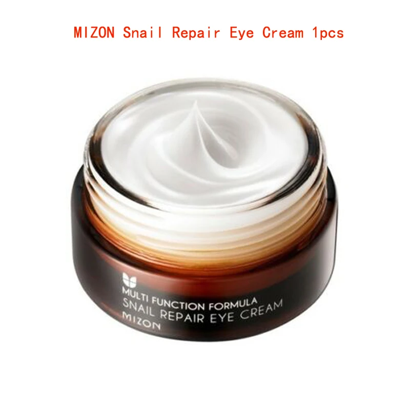 MIZON Black Snail все в одном крем для лица подтягивающий крем черная Улитка все в одном крем против морщин шрам лечение акне Сыворотка для лица - Цвет: Snail Eye Cream 1pcs