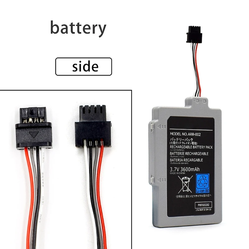 

Профессиональная аккумуляторная батарея 3,7 в 3600 мАч, замена, совместимая с геймпадом Wii U