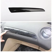 abs carbon fiber car passager side dashboard panel cover trim sticker for ford mondeo 2010 car styling