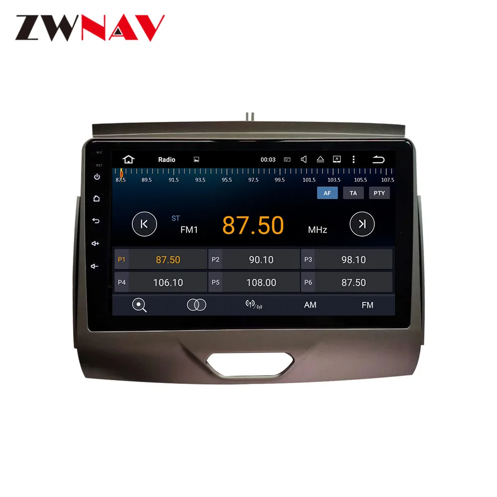 DSP Android 9,0 Автомобильный gps навигатор Автомобильный без DVD плеер для Ford Ranger- автомобильный стерео радиоплеер магнитофон головное устройство