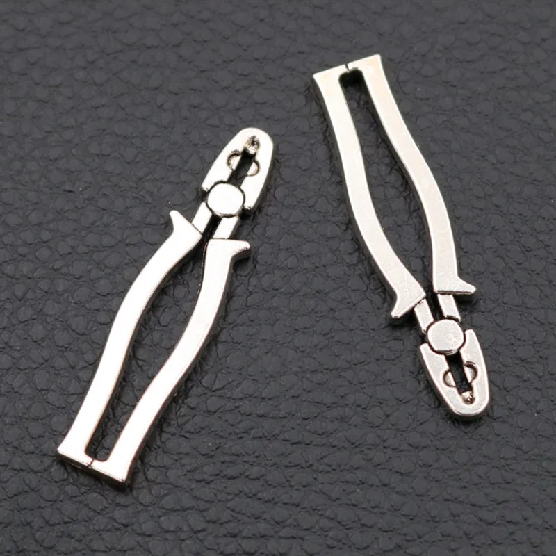 

WKOUD/40*10 мм 3D подвеска в виде щипцов проволочный резак Подвески тиски Модный Инструмент Подвески унисекс DIY ювелирных изделий кулон A1979 8 шт.