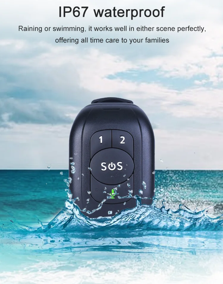 GPS-часы Traker RF-V48 GPS 4G GPS-трекер устройство SOS Браслет на кнопке браслет Аварийная