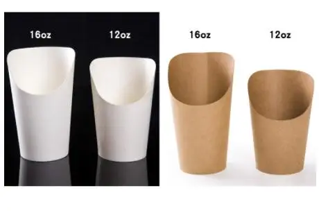 1000 pcs customized waffle cups egg Kraft paper bubble packaging cup french fries container |