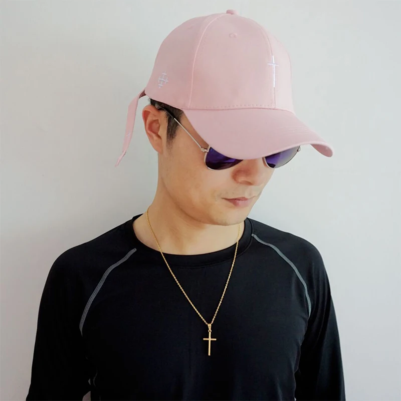 New Men Women Fashion Embroidery Cross Baseball Cap Cotton Snapback Dad Hat Bone Casquette Summer Couple Hip Hop Caps Gorras
