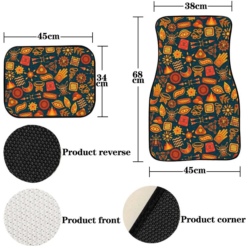 구매 JUN TENG 패션 개인 맞춤형 디자인 자동차 발 매트 남여 고무 소재 미끄럼 방지 내마 모성 자동차 그라운드 매트