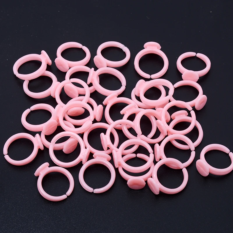 Регулируемое розовое кольцо для изготовления ювелирных изделий Детские