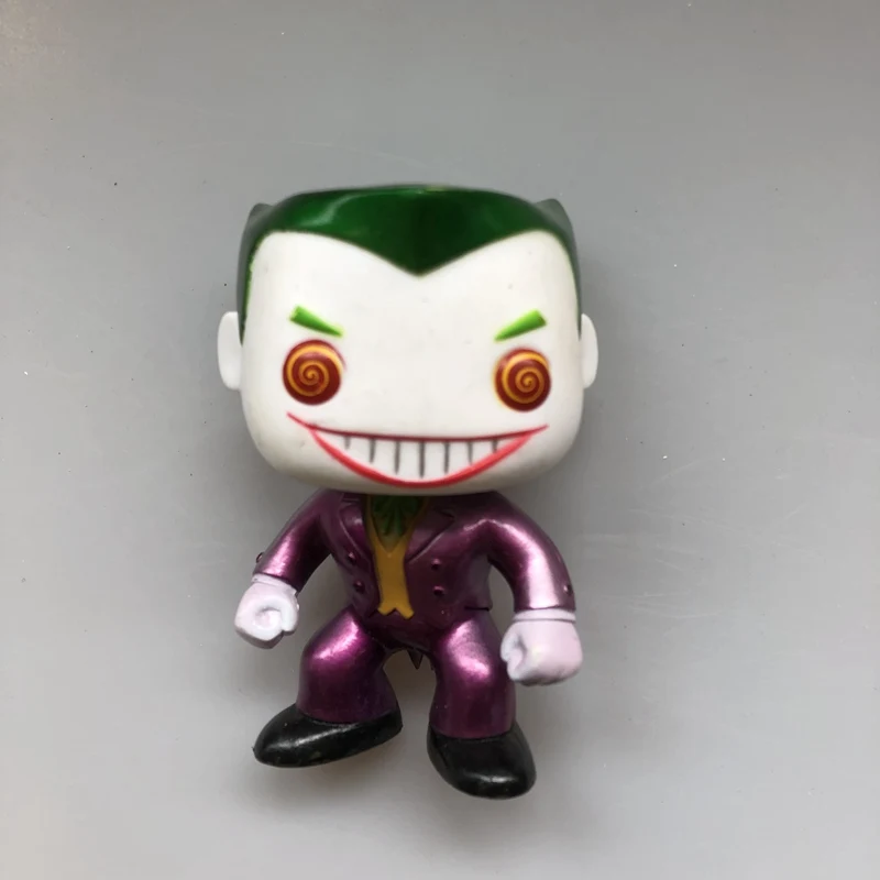 Эксклюзивный Funko pop используется DC металлический Супермен Flash Wonder Woman Бэтмен Виниловая фигурка Коллекционная модель свободная игрушка