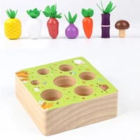 happy farm childrens simulation pulling carrot vegetable durable toys early childhood educational toy gift
