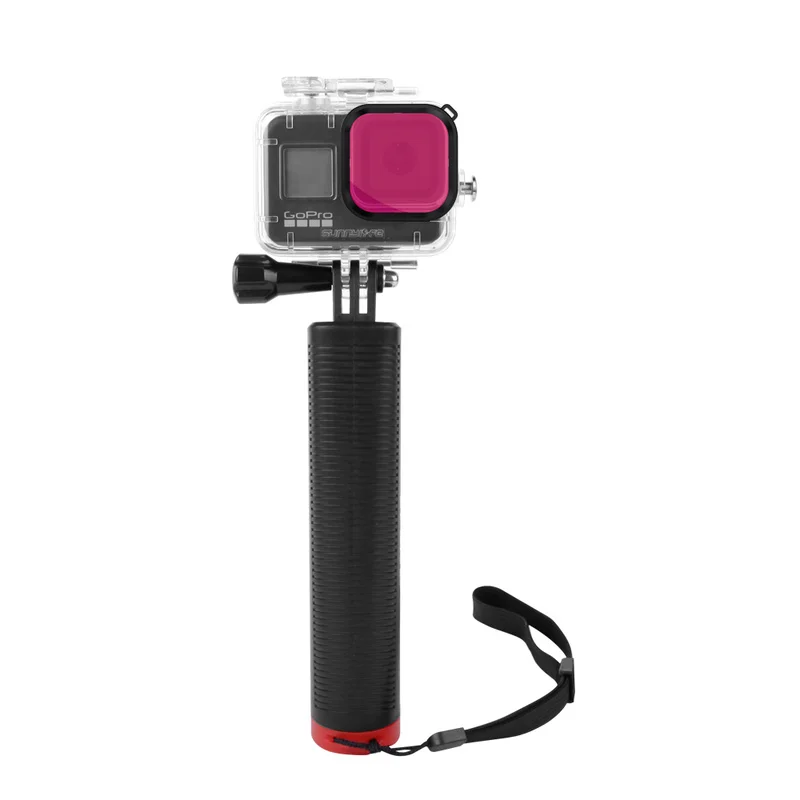 Аксессуары для камеры Gopro Hero 8 Black 60m Подводный Чехол водонепроницаемый плавающий