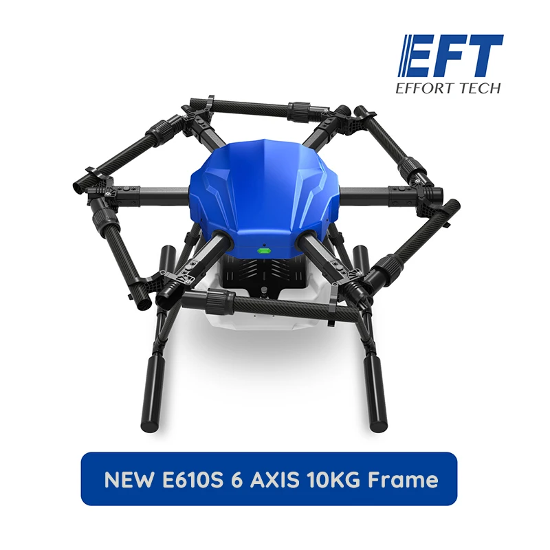 EFT E610S 10 кг 1404 мм Колесная база летная Платформа водонепроницаемый сельскохозяйственный распылитель Дрон 10L