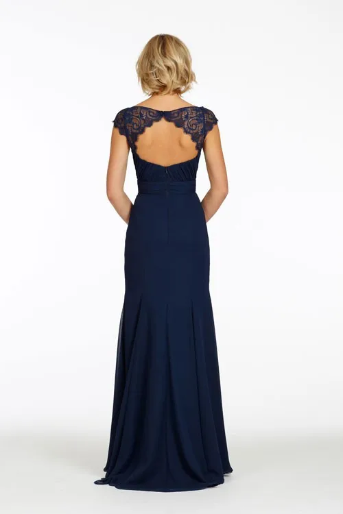 Hot&ampSale Sweetheart Long Lace Cap Sleeve royal blue Bridesmaid Dresses 2015 Sexy Backless Floor Length Party Gown Vestidos | Свадьбы и