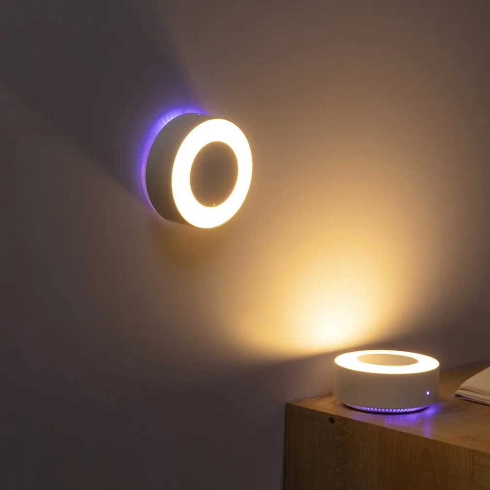 

White Fragrant Mosquito Repellent Night Light Two Resettlement Methods Even Light With Mute Design Aromatherapy Machine