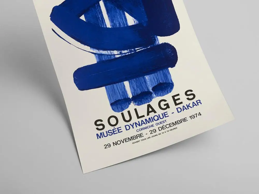 Печать Soulages на холсте