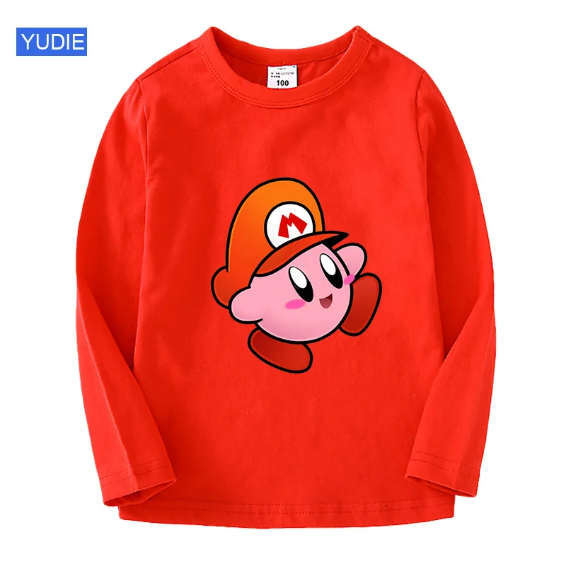 

baby boys Girls t shirt Summer Children Clothing T Shirt Cartoon printing Long sleeves Kids T shirts Boy Casual Cute T-shirt